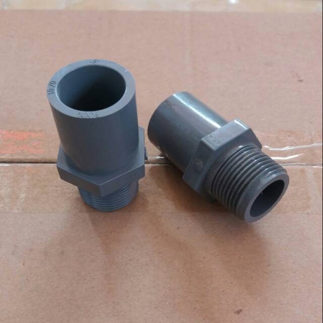 Sock Drat Luar 3/4&quot; x 1/2&quot; Inch RUCIKA / Valve Socket / SDL 3/4 × 1/2 Inchi  Sok Drat Luar Pipa Pvc | Shopee Indonesia