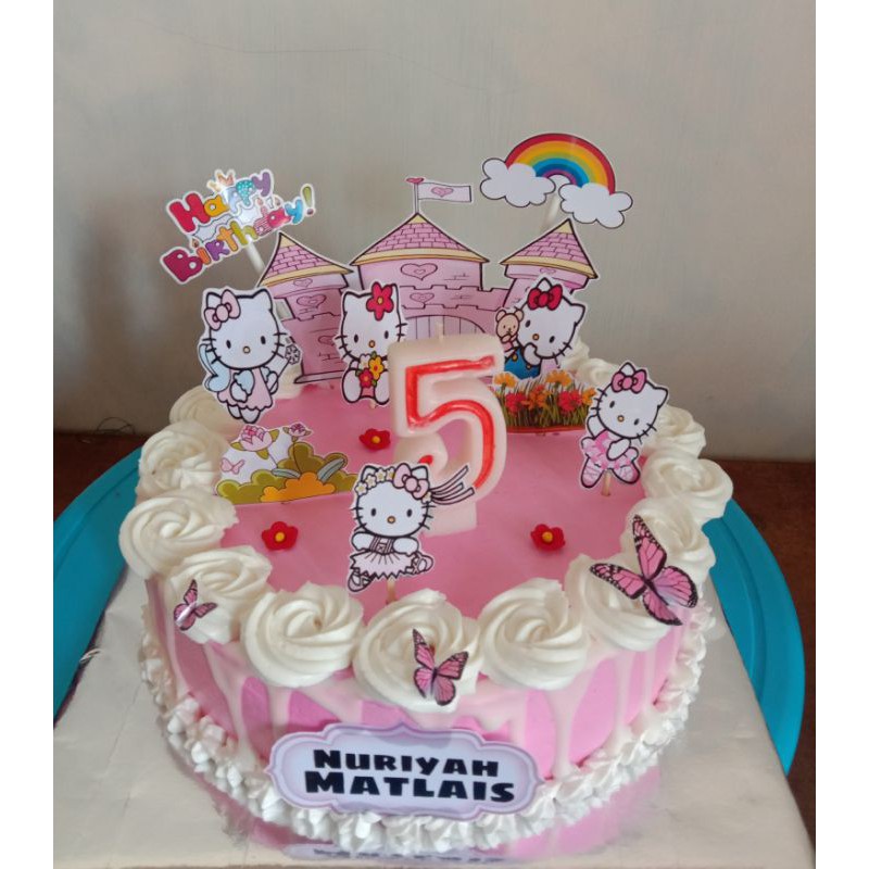 Kue ulang tahun Cake ultah hello kitty | Shopee Indonesia