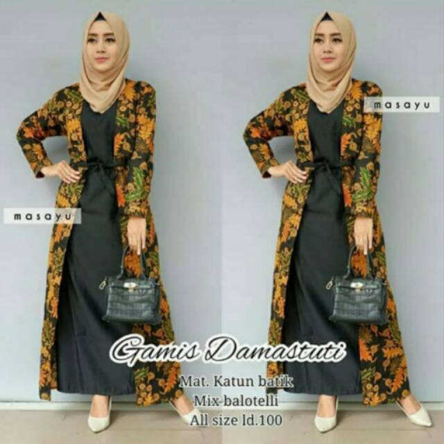 Ini saatnya kamu ubah penampilan biasamu dengan dress batik muslimah . Jual Batik Dress Muslim Hijab Gamis Harga Terbaik November 2021 Shopee Indonesia