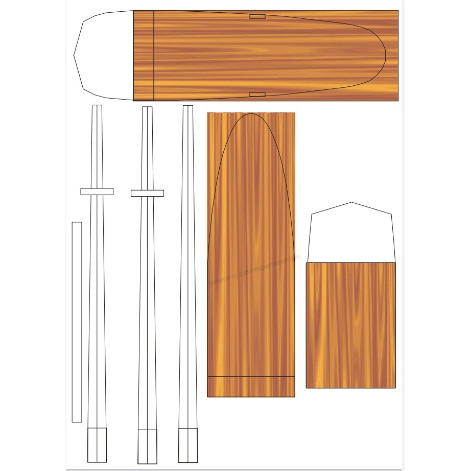 Pola Papercraft Kapal Pinisi 70 cm | Shopee Indonesia