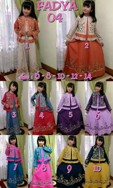 Gamis Anak Fadya Shopee Indonesia