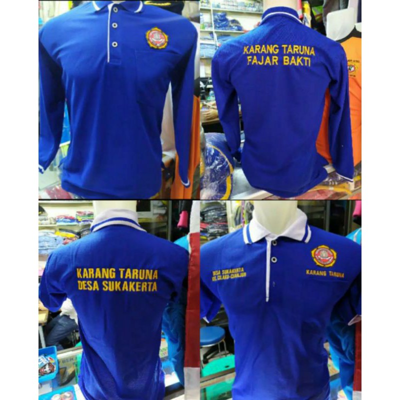 Jual kaos karang taruna baju karang taruna kaos kerah karang baju kerah