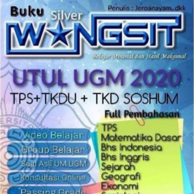 Kami berharap dengan pembagian soal. Buku Wangsit Umu Utul Ugm 2019 Tes Potensi Skolastik Kompetensi Dasar Shopee Indonesia