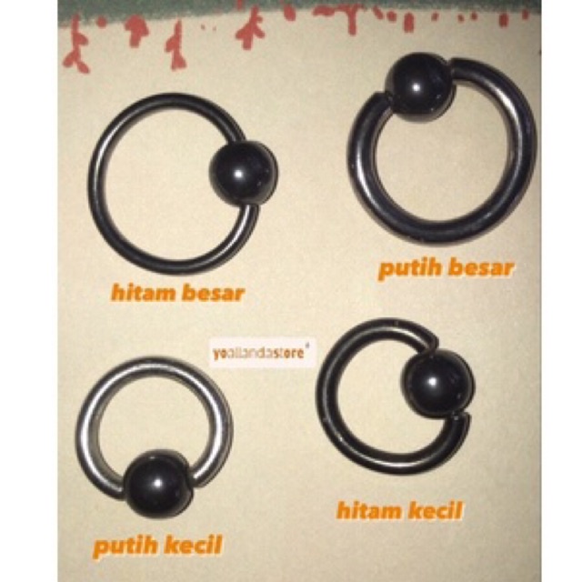 Bandulan piercing (mainan/pemberat piercing) | Shopee Indonesia