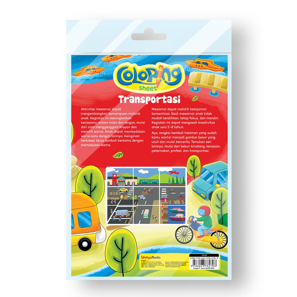 Crayola color wonder winnie the pooh coloring pad. Coloring Sheet Transportasi Original Shopee Indonesia