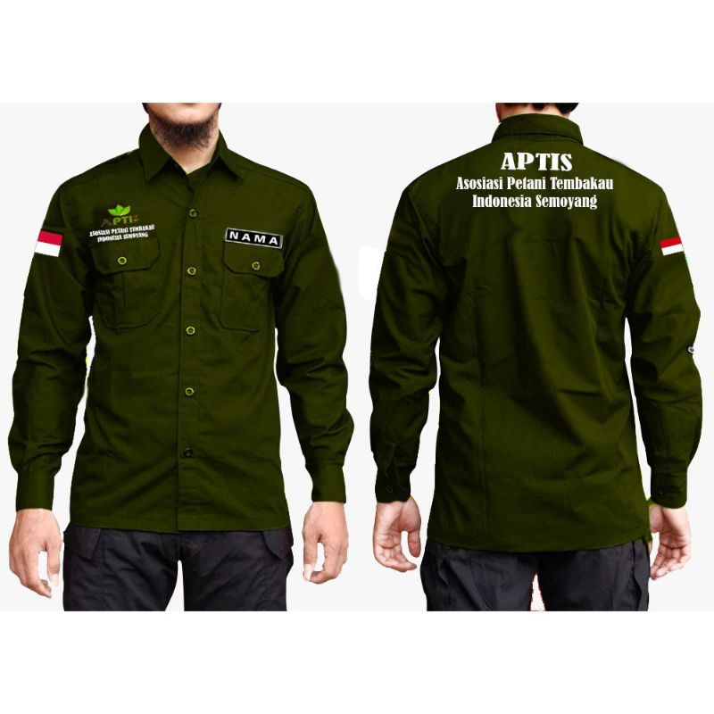 Jual kemeja pdl pdh seragam kantor bisa custom bordir