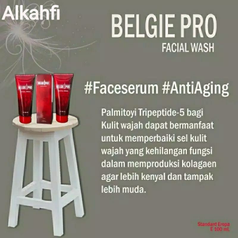 · ha ( hyaluronic acid) bermanfaat bagi kulit wajah untuk :. Belgie Pro Facial Wash By Ippho Santosa Shopee Indonesia