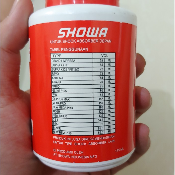 Shokbreaker atau yang sering didengar dengan istilah shock adalah suatu komponen yang ada pada kendaraan bermotor roda empat maupun roda dua. Oli Sok Oli Shock Depan Honda Showa Ahm 175ml Cod Shopee Indonesia