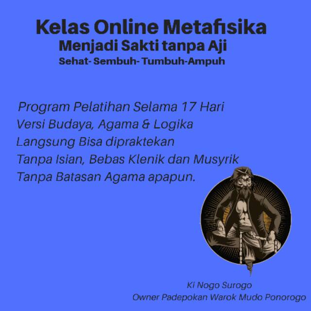 Gratis Ongkir Ilmu Trawangan Ilmu Kadigdayaan Indonesia Dan dibuatnya Rajah Kalacakra dimaksudkan agar siapapun yang bisa.