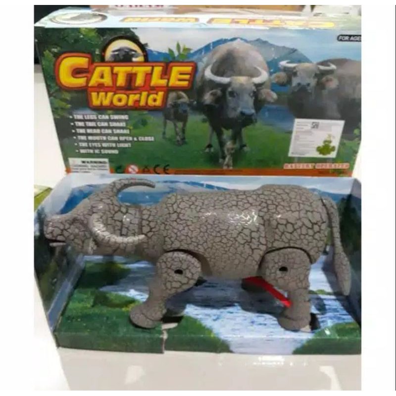 Mainan Kerbau Bisa Jalan Dan Suara | Shopee Indonesia