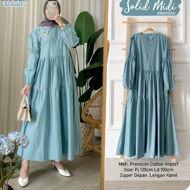 Terlaris.. Gamis Polos Original Moela Longdres Maxi Premium / Solid Sosia  Kanya Sema Tilca | Shopee Indonesia