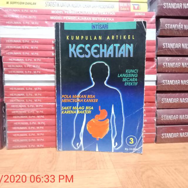 artikel disajikan dengan bahasa yang ringan dan santai, agar lebih mudah dipahami pembaca semuanya. Buku Original Kumpulan Artikel Kesehatan 3 Shopee Indonesia