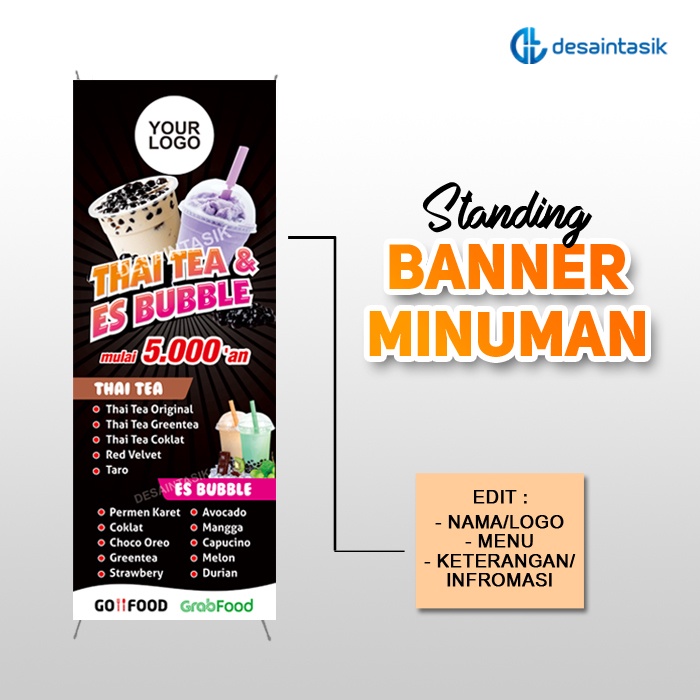 Para ilustrar su proyecto creativo o editorial. Jual Spanduk Es Boba Harga Terbaik November 2021 Shopee Indonesia