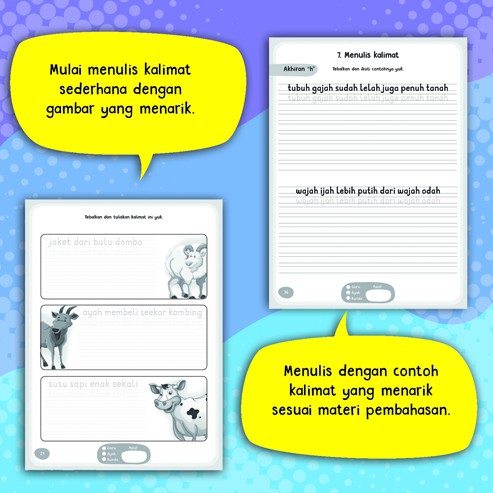 Buku belajar membaca anak tk balita mengenal suku kata kalimat cerita. Buku Anak Tk Paud Latihan Menulis Dengan Rapi Shopee Indonesia