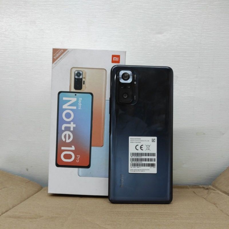 Xiaomi Redmi Note 10 Pro 6 64 8 128 Second Fullset Likenew Indonesia 