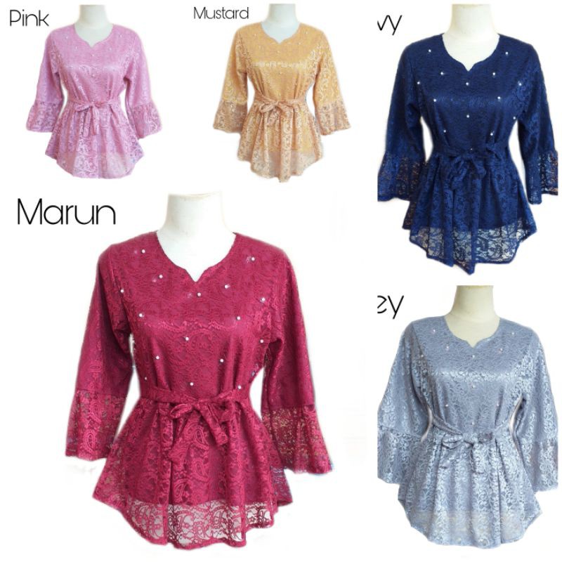22+ rok atasan brokat, gaya terbaru! Atasan Brokat Tupel Mutiara Brokat Gotik Kebaya Modern Kebaya Wisudah Bridesmaid Shopee Indonesia