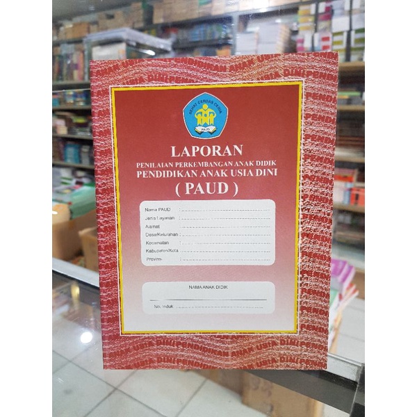 Laporan perkembangan anak didik (raport) untuk paud merupakan salah satu administrasi paud yang harus ada dan utama pada setiap sekolah. Buku Laporan Perkembangan Anak Didik Paud A5 Raport Paud Cover Terbaru Shopee Indonesia