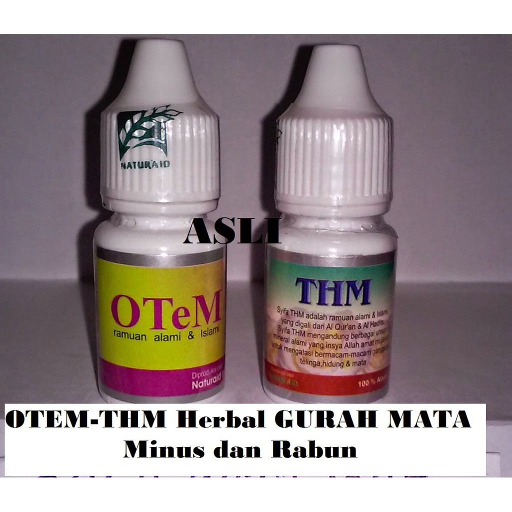 Obat Tetes Mata Herbal Alami Otem Dan Thm Untuk Kesehatan Mata