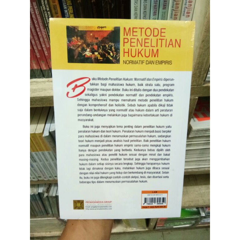 Definisi/arti kata 'empiris' di kamus besar bahasa indonesia (kbbi) adalah /émpiris/ a berdasarkan pengalaman (terutama yang diperoleh dari penemuan, perco. Jual Metode Penelitian Hukum Normatif Dan Empiris Indonesia Shopee Indonesia