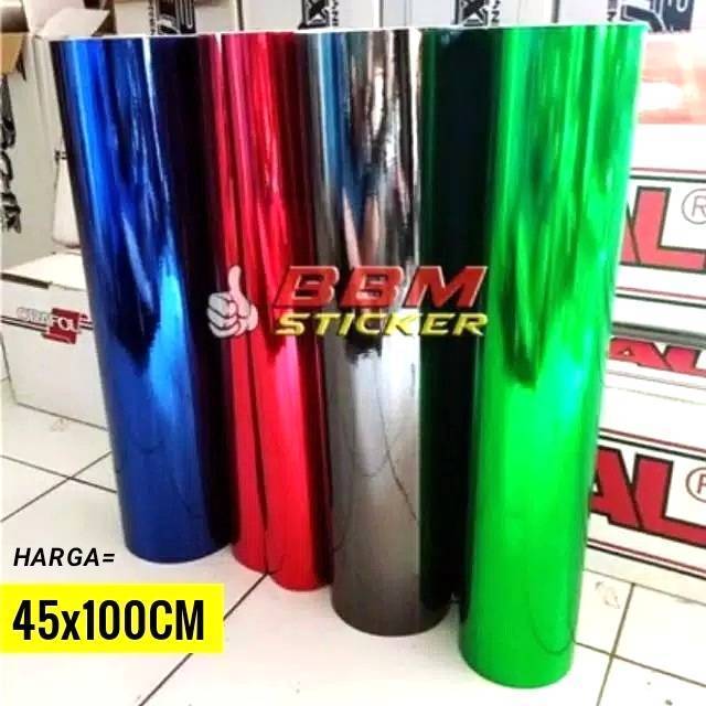 Harga banner per meter kini semakin terjangkau dengan kualitas yang lebih baik. Stiker Chrome Krom Skotlet Motor Mobil Per 1 Meter Shopee Indonesia