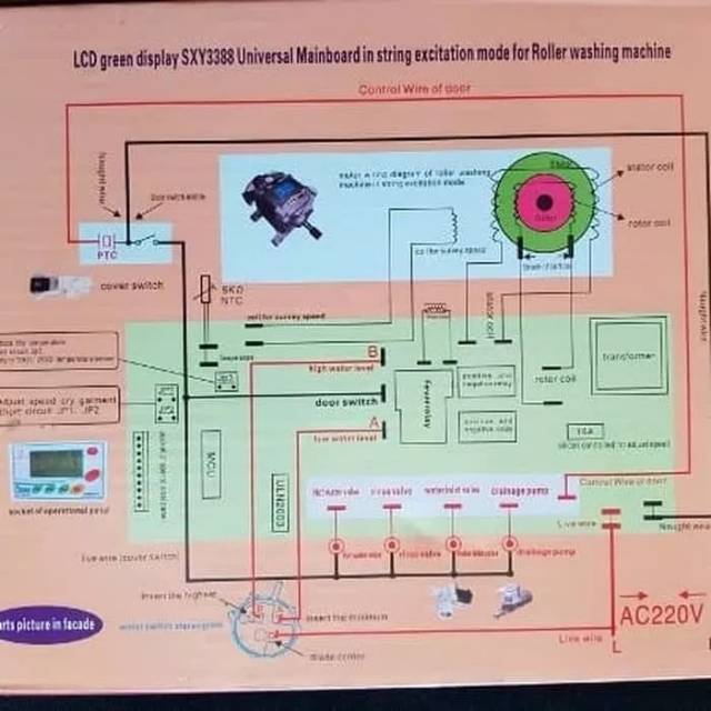 Skema mesin cuci samsung 1. Modul Pcb Mesin Cuci Front Loading Sxy 3388 Universal Multi Shopee Indonesia