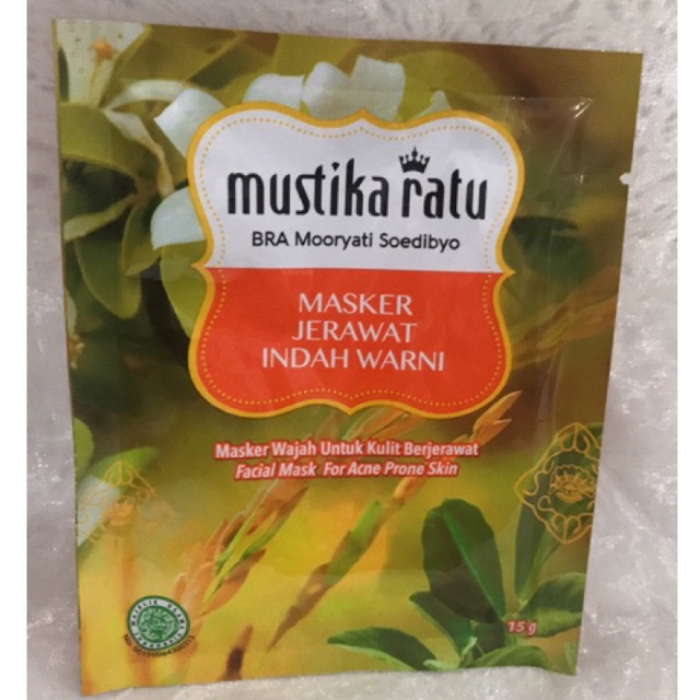 Mustika ratu masker jerawat indah warni . Jual Mustika Ratu Masker Jerawat Indah Warni 15 Gr Sachet Indonesia Shopee Indonesia