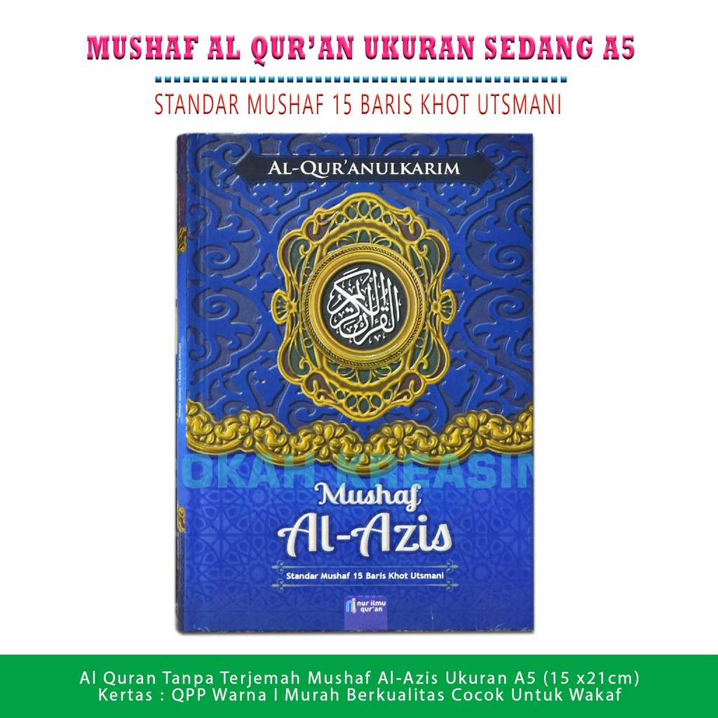 Buku Al Quran A5 Hc Tim Penyusun Mizanstore Jual Al Quran Hafalan Terjemah Al Hufaz Di Lapak Toko Buku Jaya.
