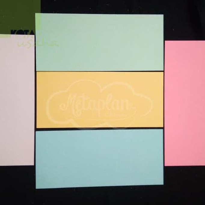 BEST SELLER Kertas Metaplan Bentuk Kotak | Shopee Indonesia