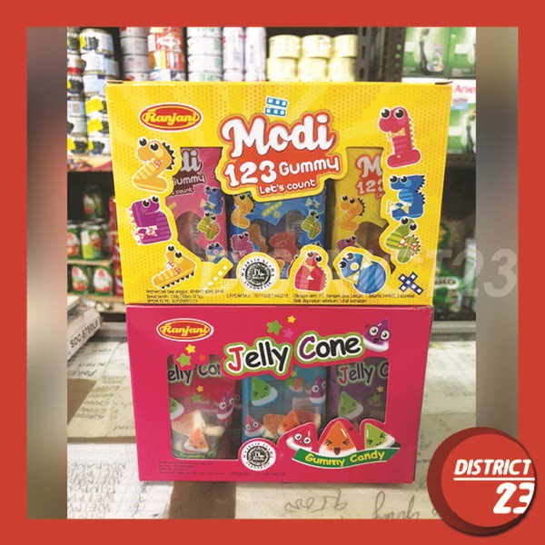 Gummy Candy Ranjani / Yupi ( Angka / Jelly cone) 30 pcs | Shopee Indonesia