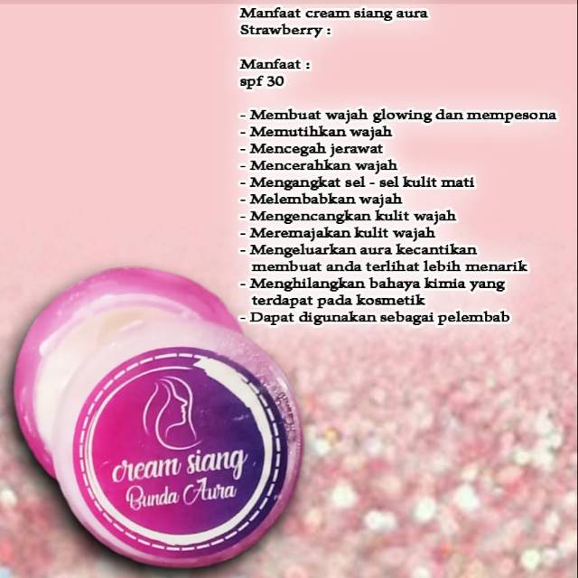 To revisit this article, visit my profile, then view saved stories. Jual Cream Siang Acne Whitening Aura Strawbery Indonesia Shopee Indonesia