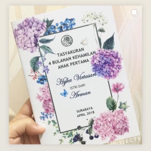 Buku pengajian tasyakuran kehamilan soft cover 11x15cm glosy tinta hitam 60 . Download Buku Pengajian 4 Bulanan Word Berbagai Buku