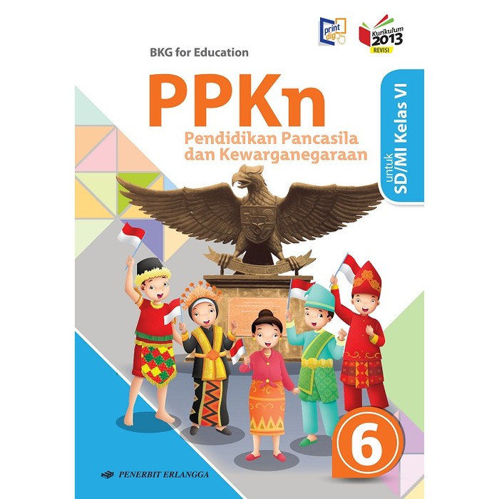 Bug Ppkn Kelas 6 Sd Mi Erlangga K13n Revisi Indonesia 
