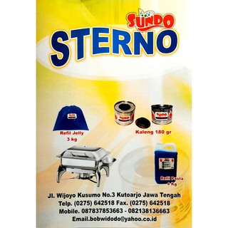 Pemanas Makanan Sterno Pasta 4kg
