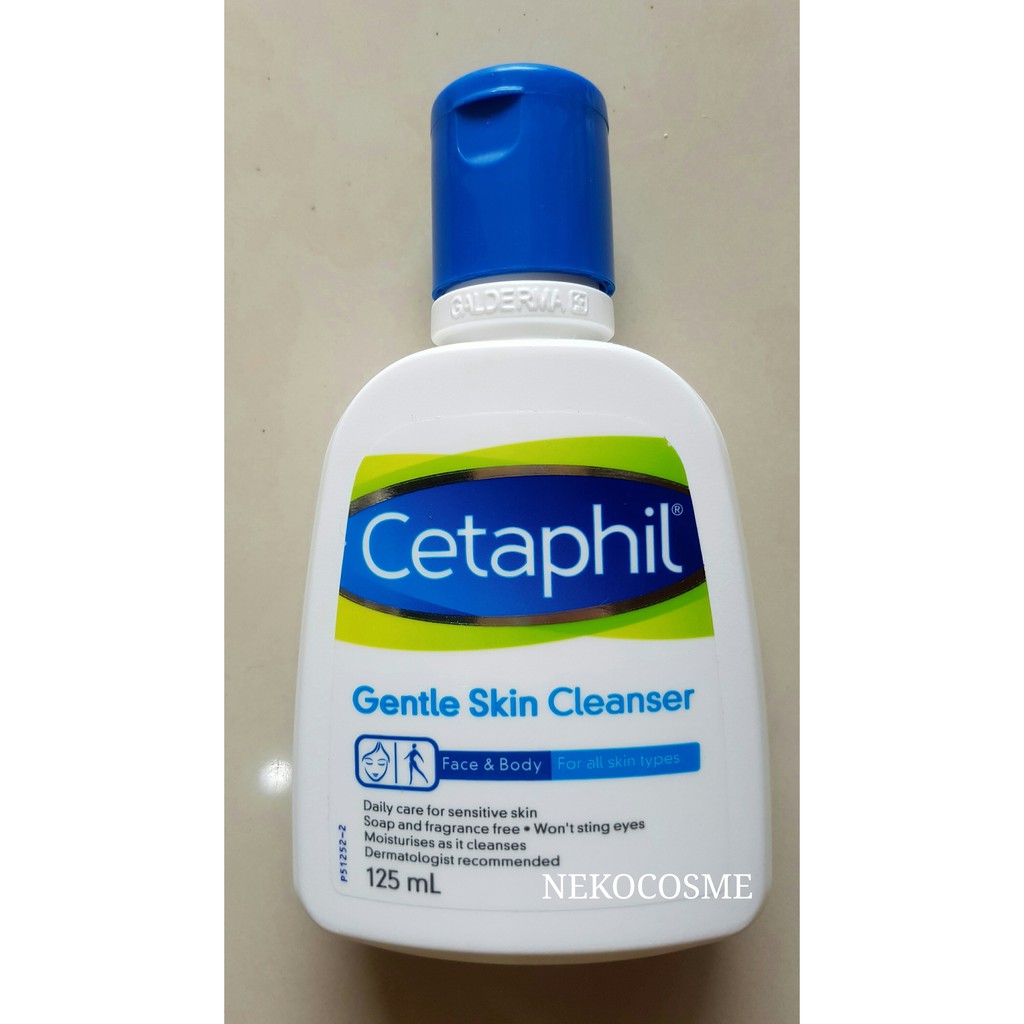 Cetaphil Gentle Skin Cleanser 125ml Sabun Cuci Muka Face Wash ORIGINAL  PRODUKSI KEMASAN BARU | Shopee Indonesia