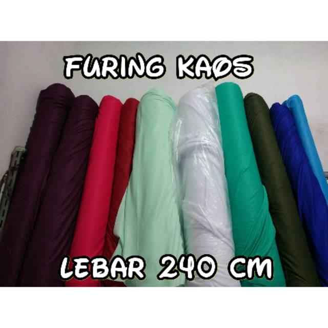 Jual kain bahan furing kaos Indonesia|Shopee Indonesia