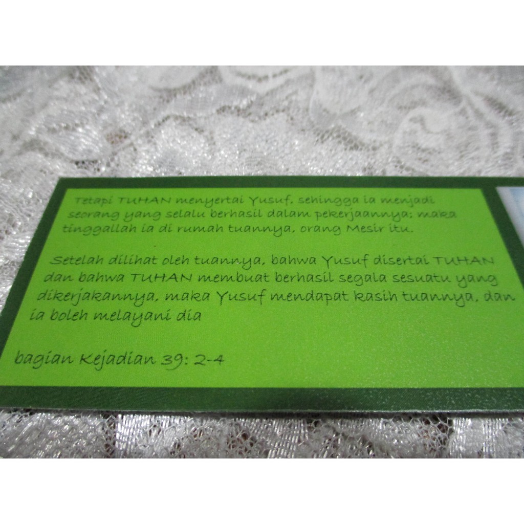 Christian Bookmark - Joseph | Shopee Indonesia