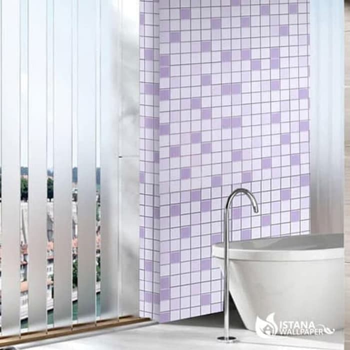 Kombinasi warna coklat dan ungu mirip dengan kombinasi warna coklat dan kuning. Sticker Dapur Stiker Dapur Kitchen Sheet 45cmx5m Purple Ungu Mozaic Shopee Indonesia