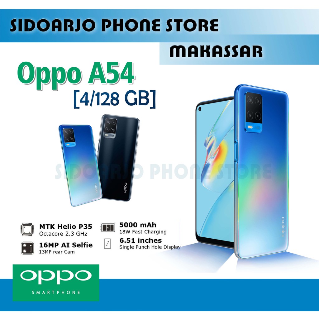Hp Oppo A54 Ram 6 128gb Garansi Resmi Indonesia Gadgetren Handphone kelas menengah OPPO A54 dikabarkan mendapat potongan harga senilai Rp 100000 di Indonesia.