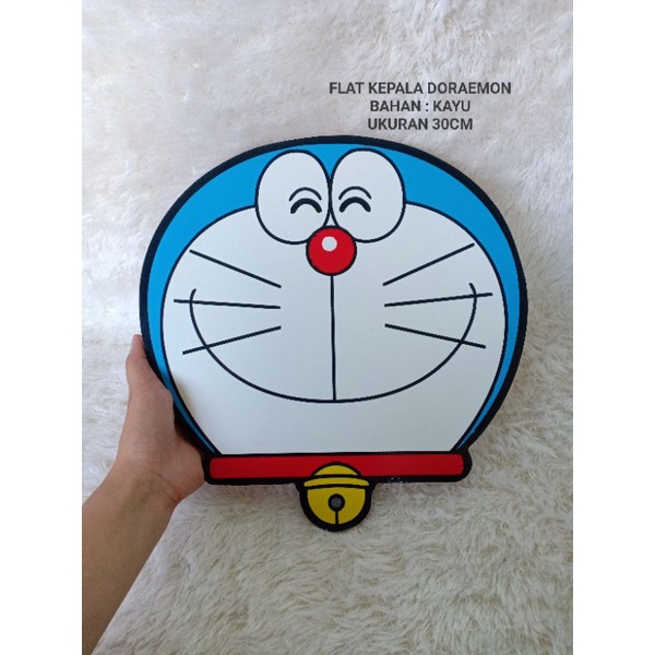 Jelajahi koleksi gambar, foto, dan wallpaper . Flat Kepala Doraemon 30cm Shopee Indonesia