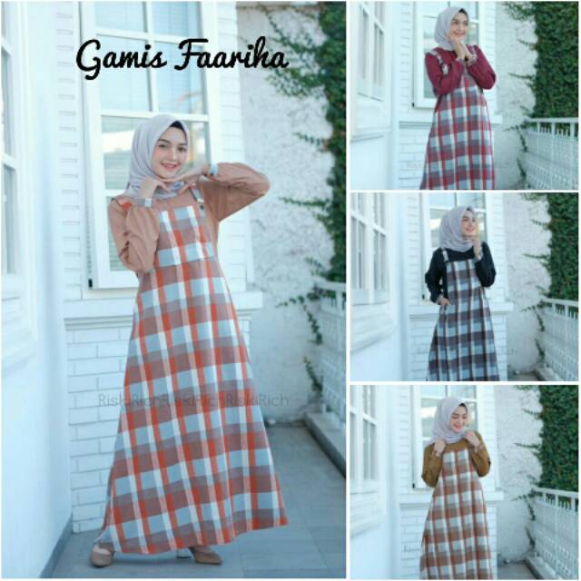 Gamis Faariha Riskirich Ori Gamis Overall Gamis Modern Gamis
