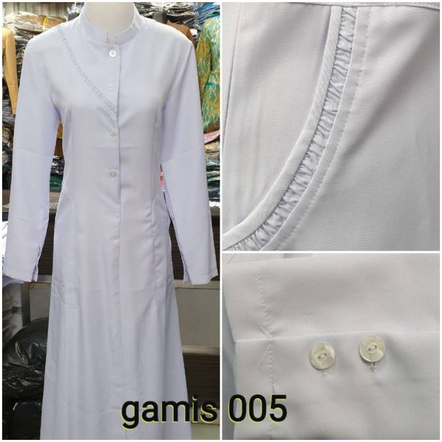 30 model baju dinas perawat dan bidan fashion modern. Gamis Kerja Pns Pemda Bidan Perawat Putih Shopee Indonesia