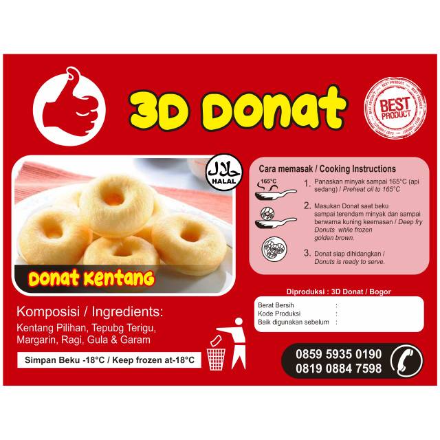 Pabrik donat kentang bogor langsung owner 083877525791. Jual Donat Indonesia Shopee Indonesia