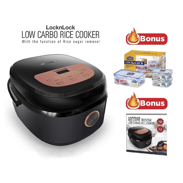 Mengenal Fitur dan Kelebihan Lock N Lock Rice Cooker Low Carbo