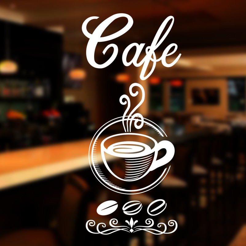 Gratis Download Gambar Stiker Dinding The Coffee Shop Dinding Kaca Cafe Warung Kopi Terkeren oleh www.lampunghits.com