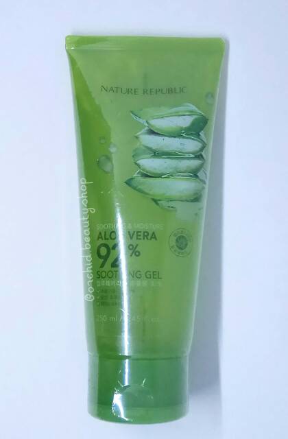 Jika nature republic aloe vera memiliki dua macam ukuran (250 ml dan 300 ml) dan kemasan (jar dan tube), maka nature repulic cactus 92 %shooting . Original Nature Republic Aloe Vera 92 Soothing Gel Kemasan Jar Tube Shopee Indonesia