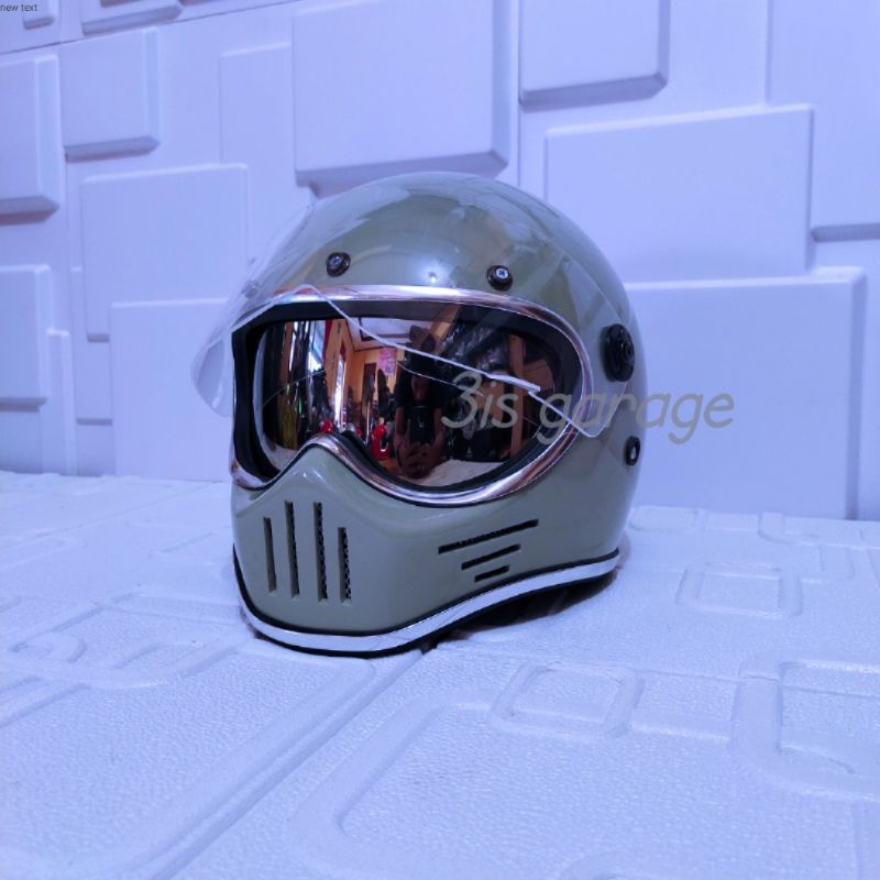 Harga helm retro cafe racer replika griffin