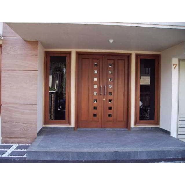 Dan, hal ini menunjukkan bahwa george nakashima memahami hakikat keindahan lingkungan alam. Jual Set Pintu Rumah Kayu Jati Minimalis Indonesia Shopee Indonesia