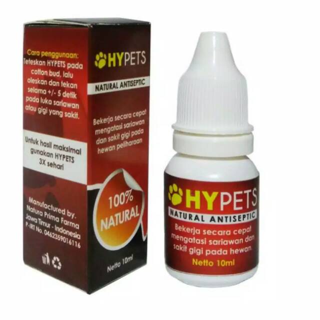 Hypets Obat Sariawan Sakit Gigi Kucing Anjing Shopee Indonesia