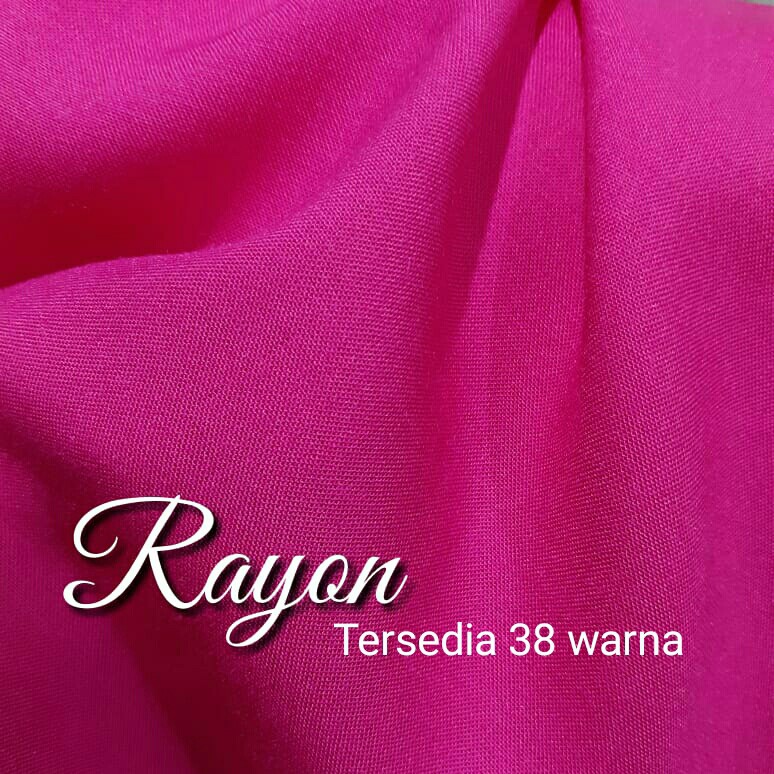 Kain Rayon Katun Rayon Kualitas Bagus Eceran Meteran | Shopee Indonesia
