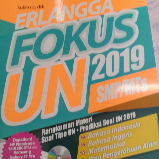 erlangga buku latihan soal fokus un 2019 smp mts by sukismo dkk rp90. Download Buku Erlangga Fokus Un Smp 2018 Info Terkait Buku